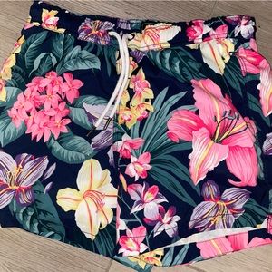 Abercrombie men’s floral Hawaii theme swim short size small